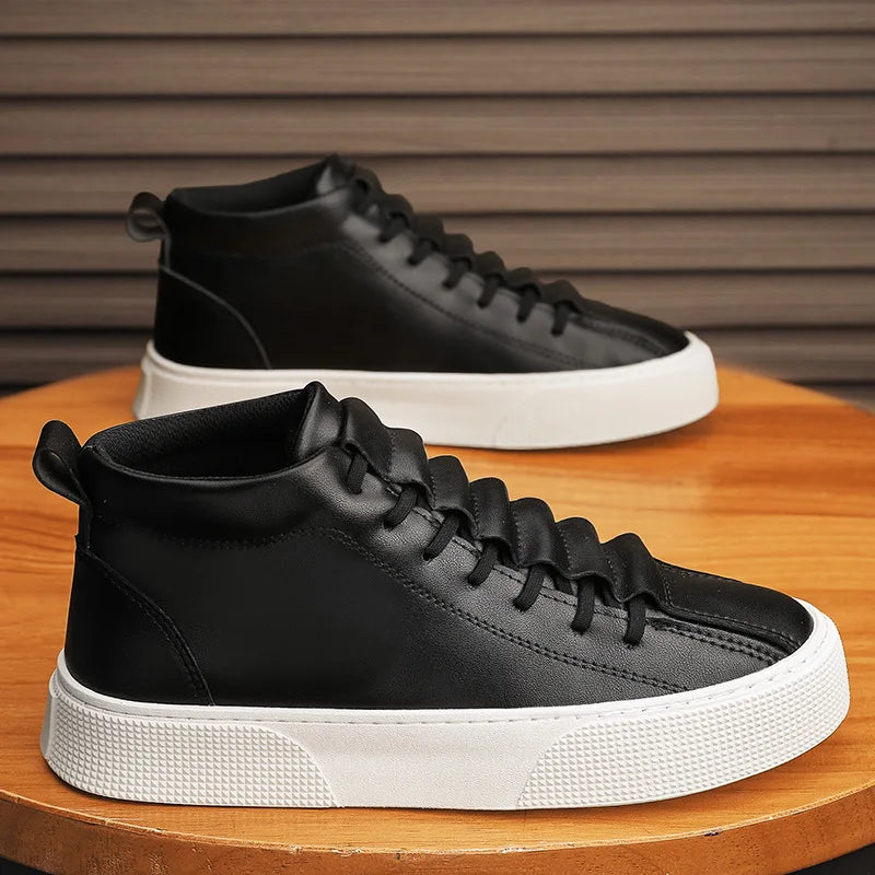 ELEGANTIE| Fall sneakers for men: non-slip leather and canvas