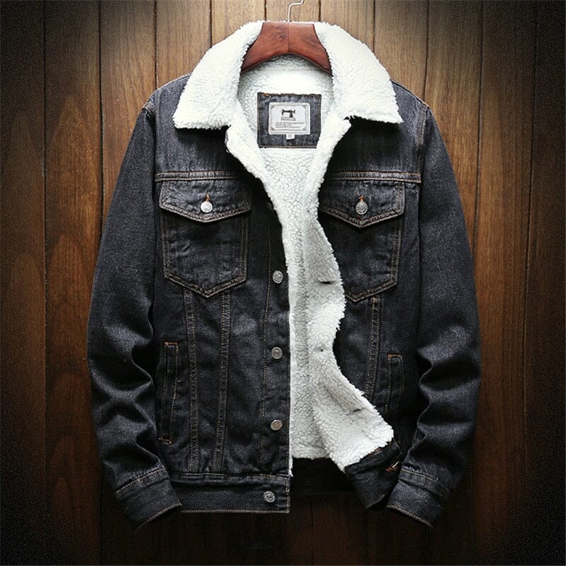 Elegantiee | WinterDenim™ – Veste en Jean Doublée Thermique