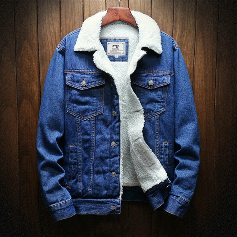 Elegantiee | WinterDenim™ – Veste en Jean Doublée Thermique