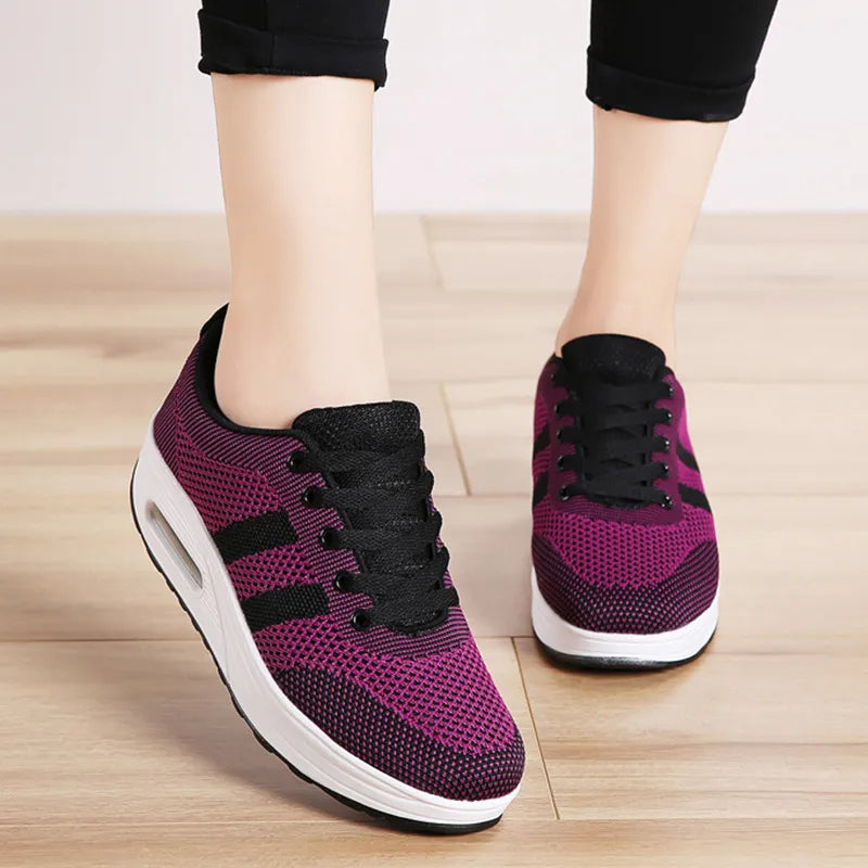 ELEGANTIEE| Orthopedic air-bubble sneakers