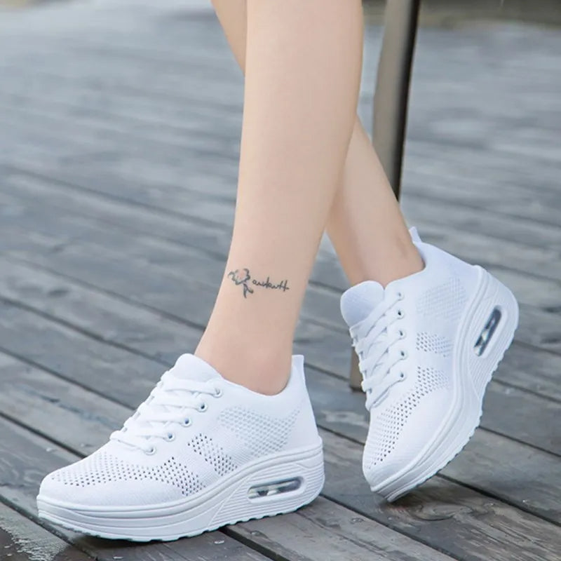 ELEGANTIEE| Orthopedic air-bubble sneakers