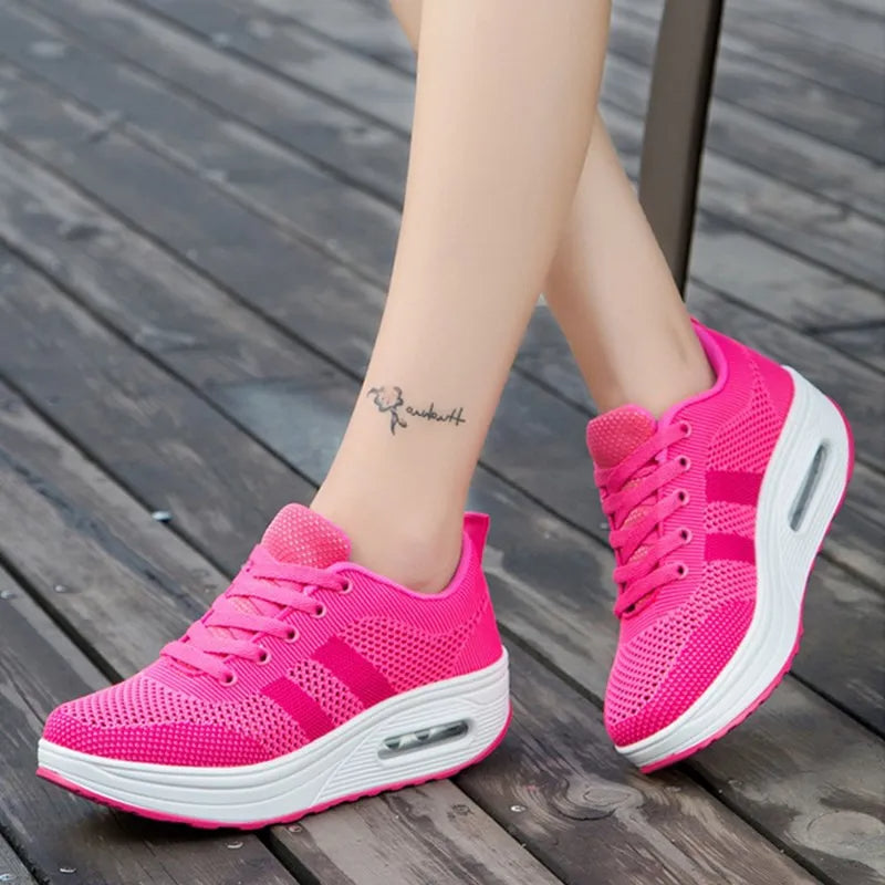 ELEGANTIEE| Orthopedic air-bubble sneakers