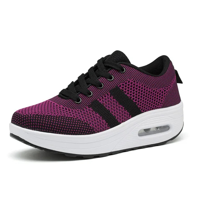 ELEGANTIEE| Orthopedic air-bubble sneakers