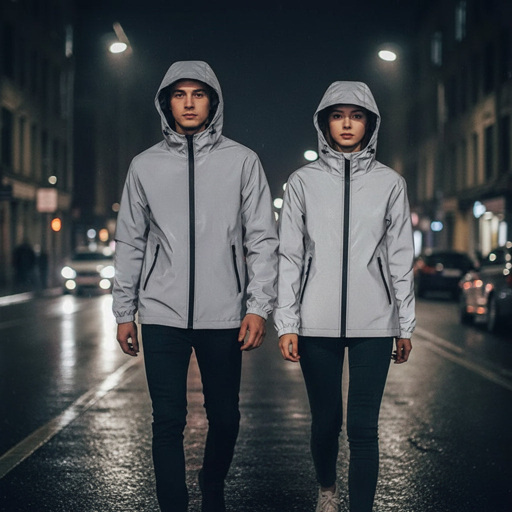 ELEGANTIEE | Reflective windproof jacket