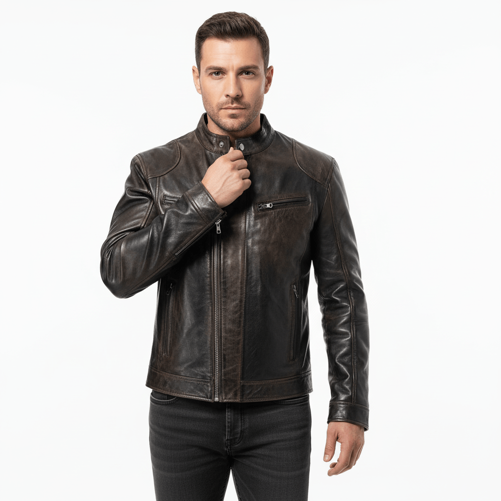 ELEGANTIEE | Premium Leather Jacket