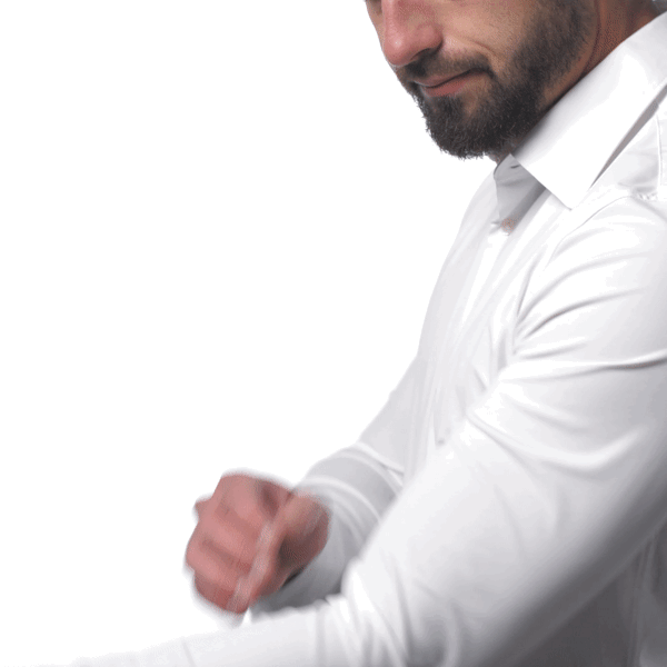 ELEGANTIEE| ElasticFit™ – Slim Shirt Anti-Crease Premium