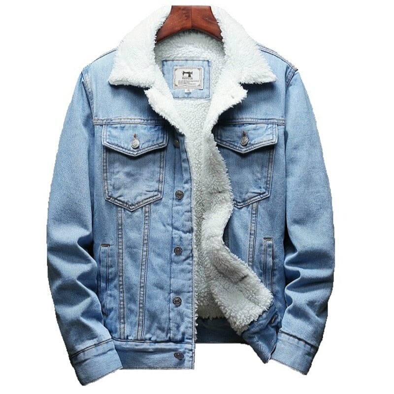 Elegantiee | WinterDenim™ – Veste en Jean Doublée Thermique