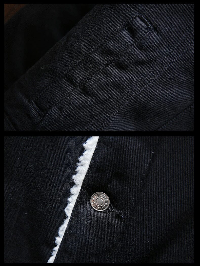 Elegantiee | WinterDenim™ – Veste en Jean Doublée Thermique