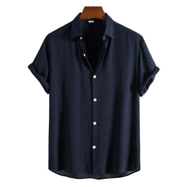 Elegantiee | FixLinen™ – Chemise à Col Ouvert Respirante